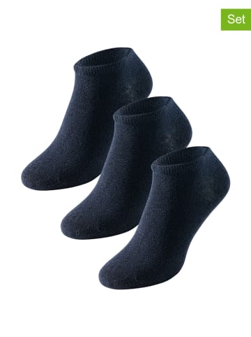 UNCOVER BY SCHIESSER 3er-Set: Socken in Dunkelblau