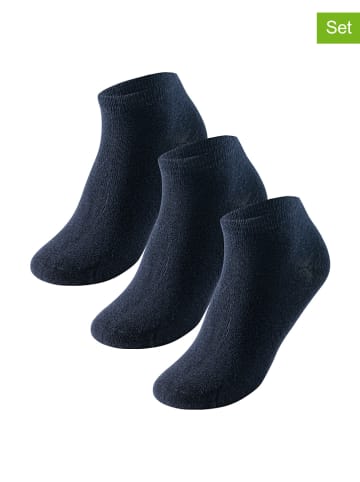 UNCOVER BY SCHIESSER 3-delige set: sokken donkerblauw