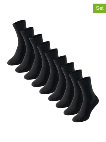 UNCOVER BY SCHIESSER 9-delige set: sokken zwart