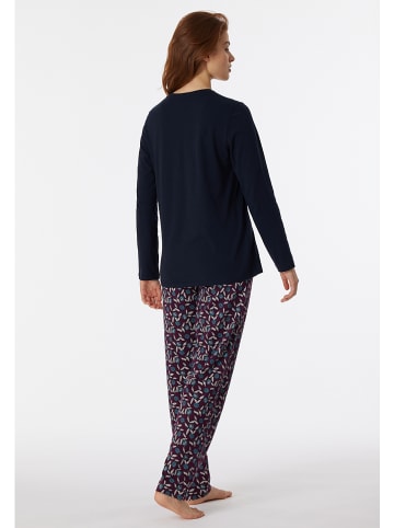 Schiesser Pyjama donkerblauw