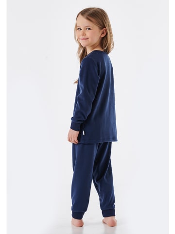 Schiesser Pyjama donkerblauw
