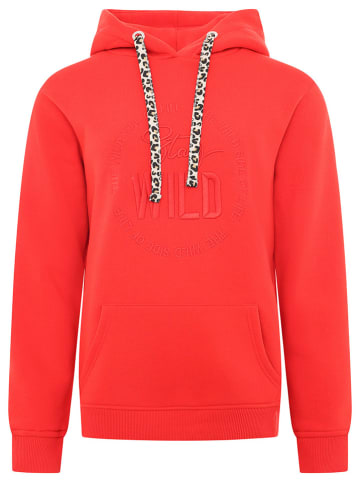 Zwillingsherz Hoodie "Nelina" in Rot