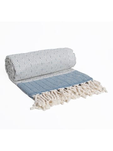 Samimi Hamamtuch "Nefes" in Blau - (L)180 x (B)100 cm