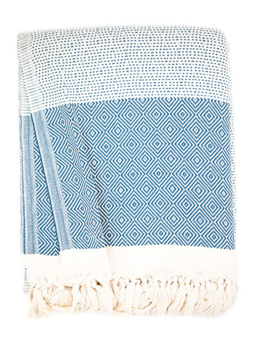 Samimi Bedsprei petrol - (L)240 x (B)200 cm