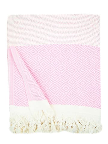 Towel to Go Tagesdecke in Rosa - (L)240 x (B)200 cm