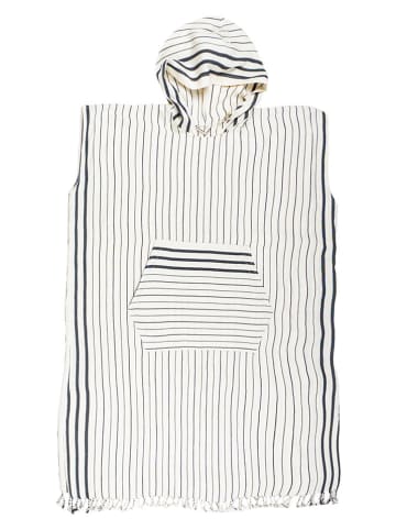 Samimi Poncho crème/zwart