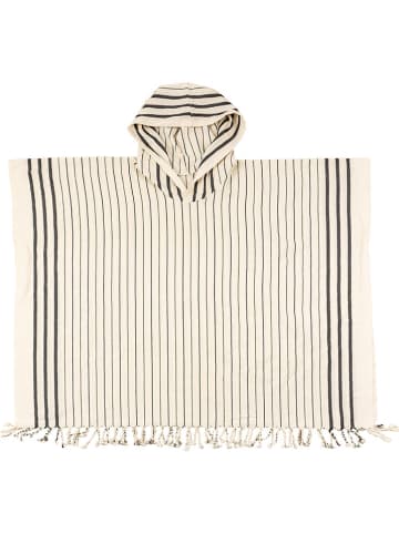 Towel to Go Poncho in Weiß/ Schwarz - (L)95 x (B)90 cm