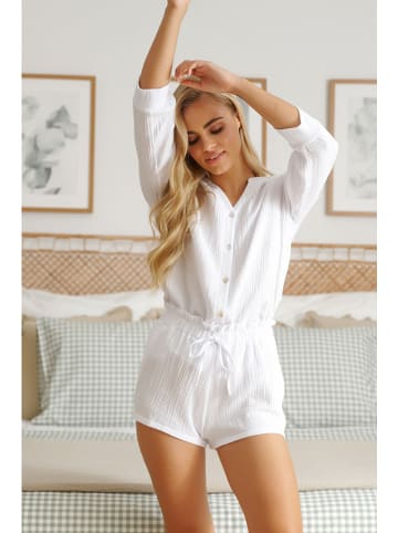 Doctor Nap Pyjama in Weiß