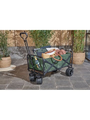 Lifa Living Gartenwagen in Grün - (L)101 x (B)57 x (H)99 cm