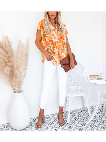 LA Angels Blouse oranje/crème