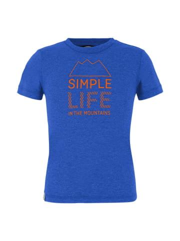 Salewa Koszulka funkcyjna "Simple Life" w kolorze niebieskim
