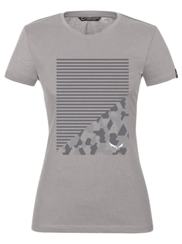 Salewa Funktionsshirt "Geometric" in Grau