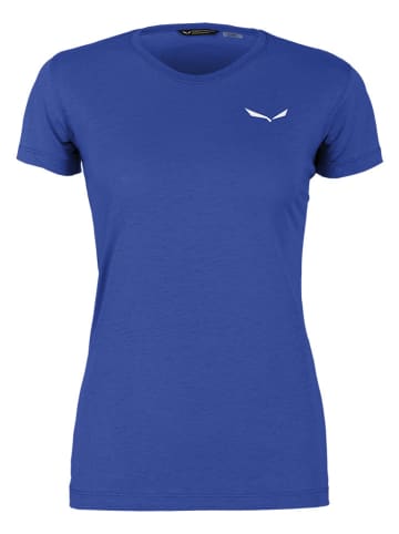 Salewa Koszulka "Alpine" w kolorze niebieskim