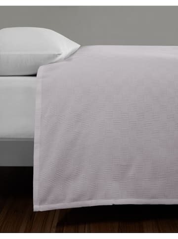 Colourful Cotton Bedsprei "Plain" lichtgrijs