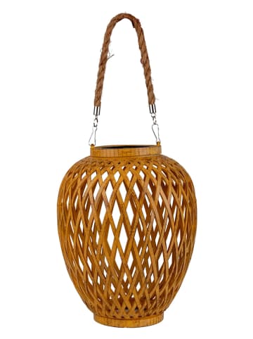 näve Dekoracyjne lampy solarne (2 szt.) w kolorze jasnobrązowym - wys. 24 x Ø 20 cm