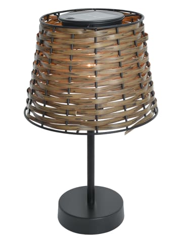 näve Solar-Tischleuchte "Rada" in Braun - (H)31 x Ø 19 cm