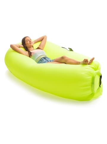 InnovaGoods Luft-Sofa in Grün - (B)240 x (H)70 cm