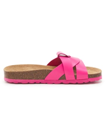 BABUNKERS Family Leren slippers roze