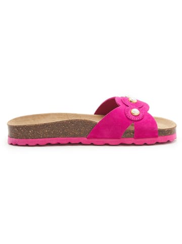 BABUNKERS Family Leren slippers roze