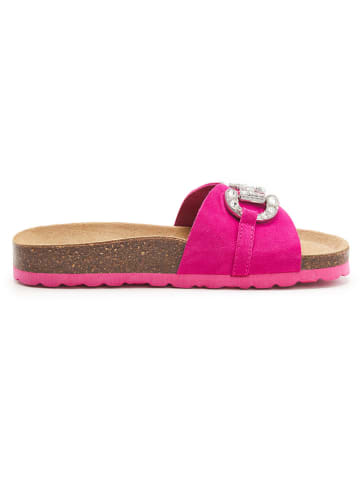 BABUNKERS Family Leren slippers roze