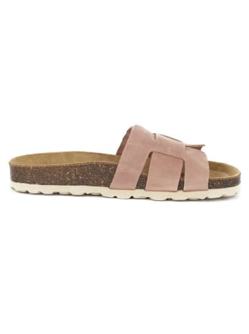 BABUNKERS Family Leren slippers lichtroze