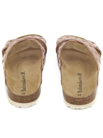 BABUNKERS Family Leren slippers lichtroze