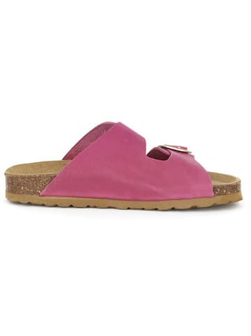 BABUNKERS Family Leren slippers roze