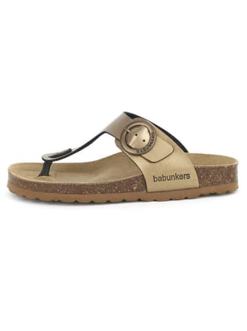 BABUNKERS Family Teenslippers bruin