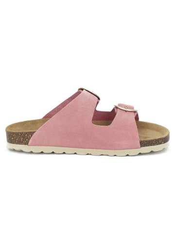BABUNKERS Family Leren slippers lichtroze