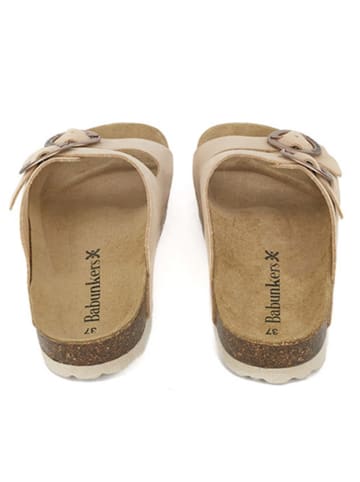 BABUNKERS Family Leren slippers lichtroze