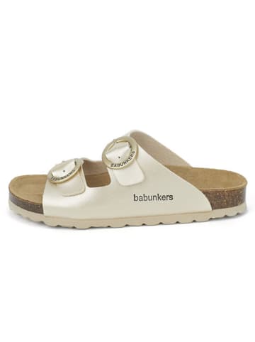 BABUNKERS Family Slippers goudkleurig