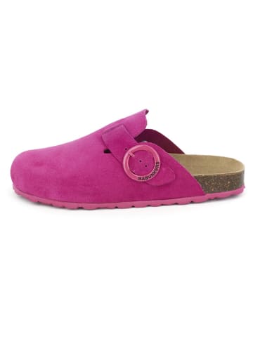 BABUNKERS Family Leder-Clogs in Pink