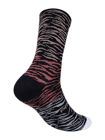 Protective Fahrradsocken "Street Dreams" in Schwarz/ Rot