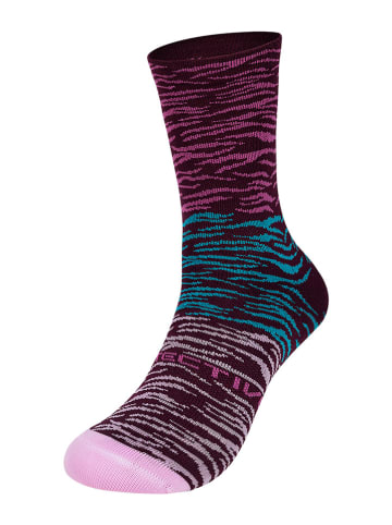 Protective Fahrradsocken "Street Dreams" in Rot/ Pink