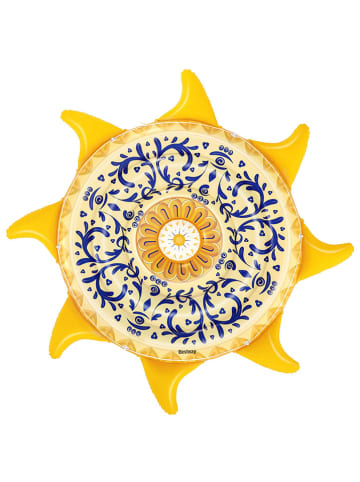 Bestway Badeinsel "Mediterrane Sonne" in Gelb - Ø 226 cm