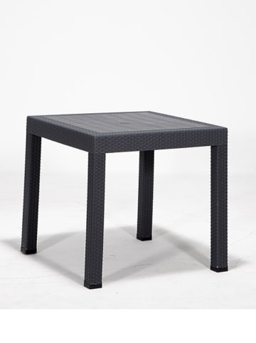 FLORIANE GARDEN Tuintafel zwart - (B)80 x (H)75 x (D)80 cm
