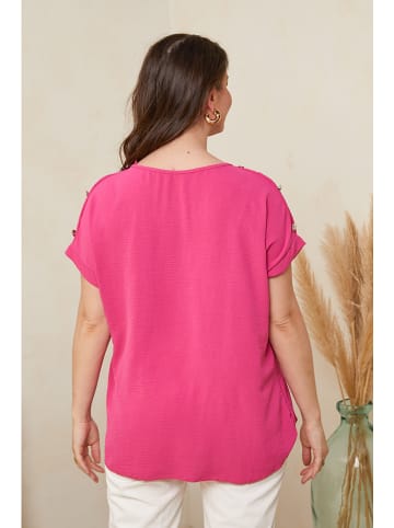 Curvy Lady Bluse in Pink