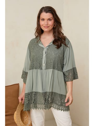 Curvy Lady Tuniek kaki