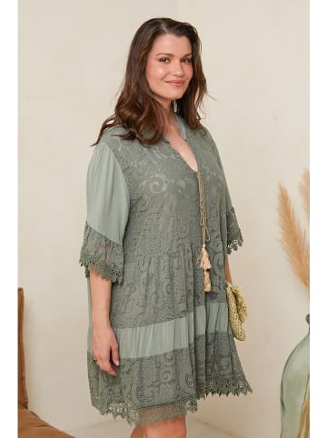 Curvy Lady Kleid in Khaki