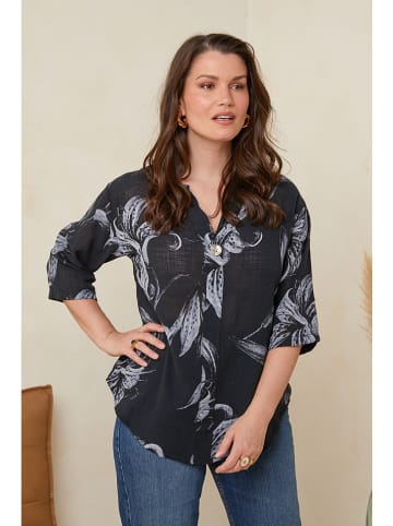 Curvy Lady Blouse zwart