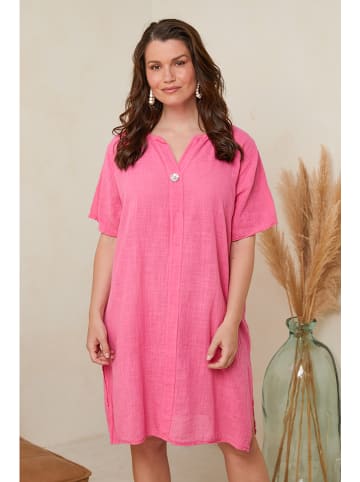 Curvy Lady Kleid in Pink