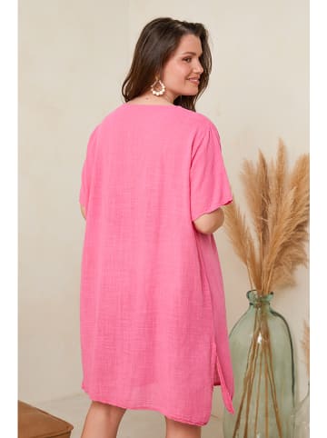 Curvy Lady Kleid in Pink