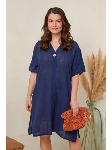 Curvy Lady Kleid in Dunkelblau