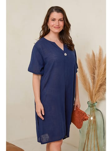 Curvy Lady Kleid in Dunkelblau