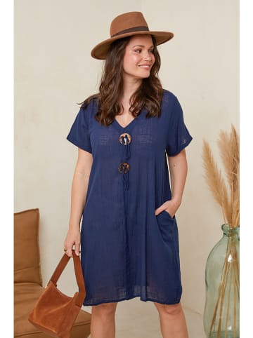Curvy Lady Kleid in Dunkelblau
