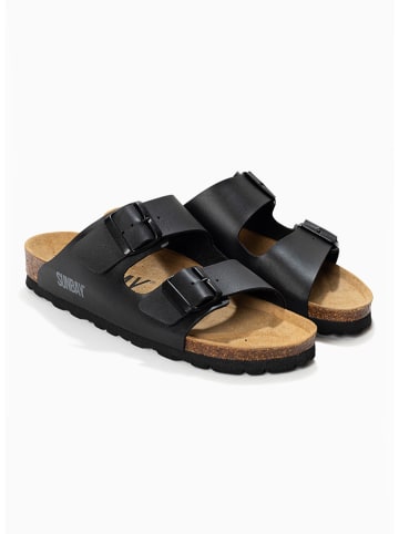 Sunbay Slippers "Trefle" zwart