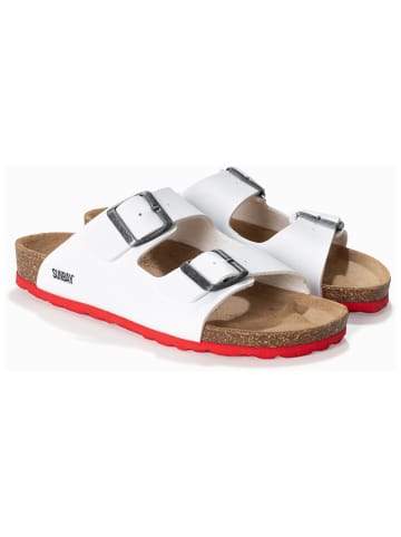 Sunbay Slippers "Trefle" wit