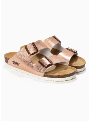 Sunbay Slippers "Trefle" roségoudkleurig