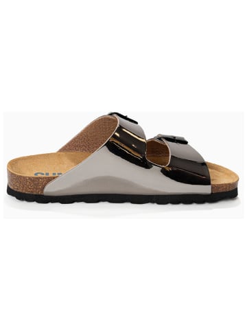 Sunbay Slippers "Trefle" zilverkleurig