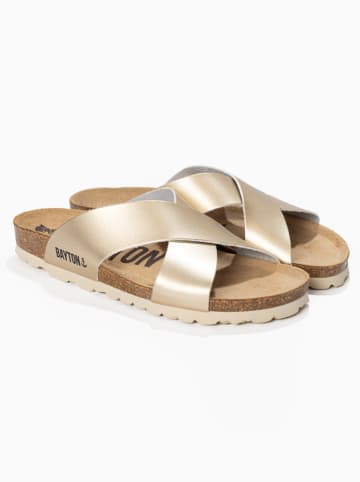 BAYTON Slippers "Gomera" goudkleurig